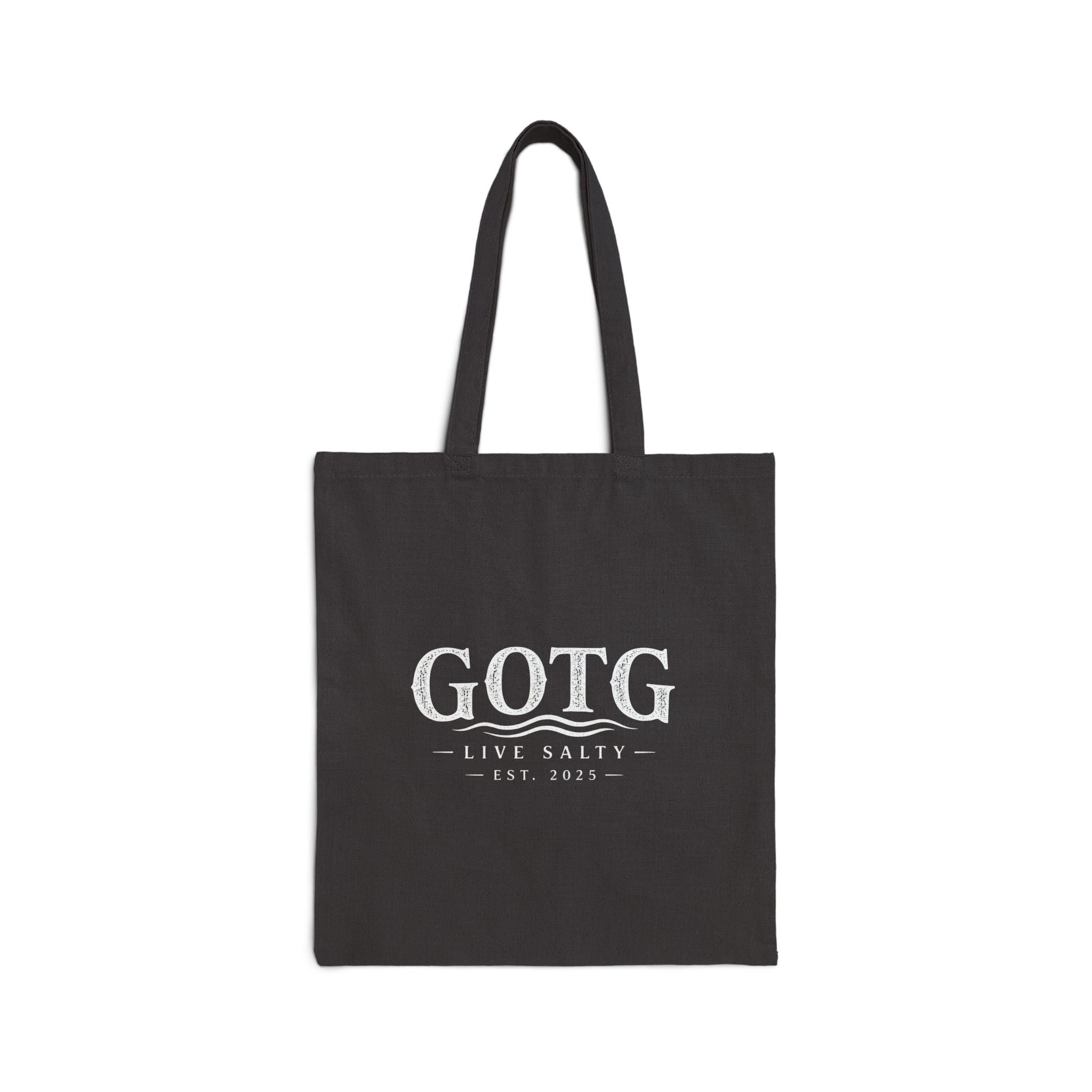 GOTG 'Live Salty' Cotton Canvas Tote Bag – Nautical Beach Market Tote