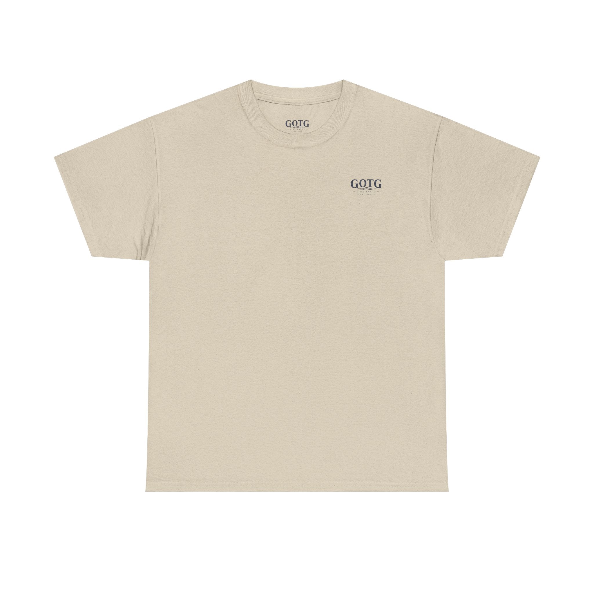 GOTG Saltwater & Salvation Tee — Grace on the Gulf Beach Christian T‑Shirt