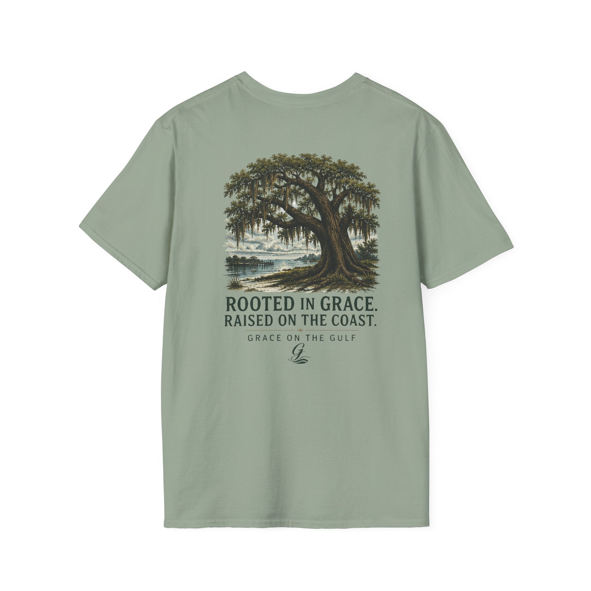 GOTG Rooted in Grace Unisex Tee T‑Shirt – Casual Graphic Tee with Small Chest Print