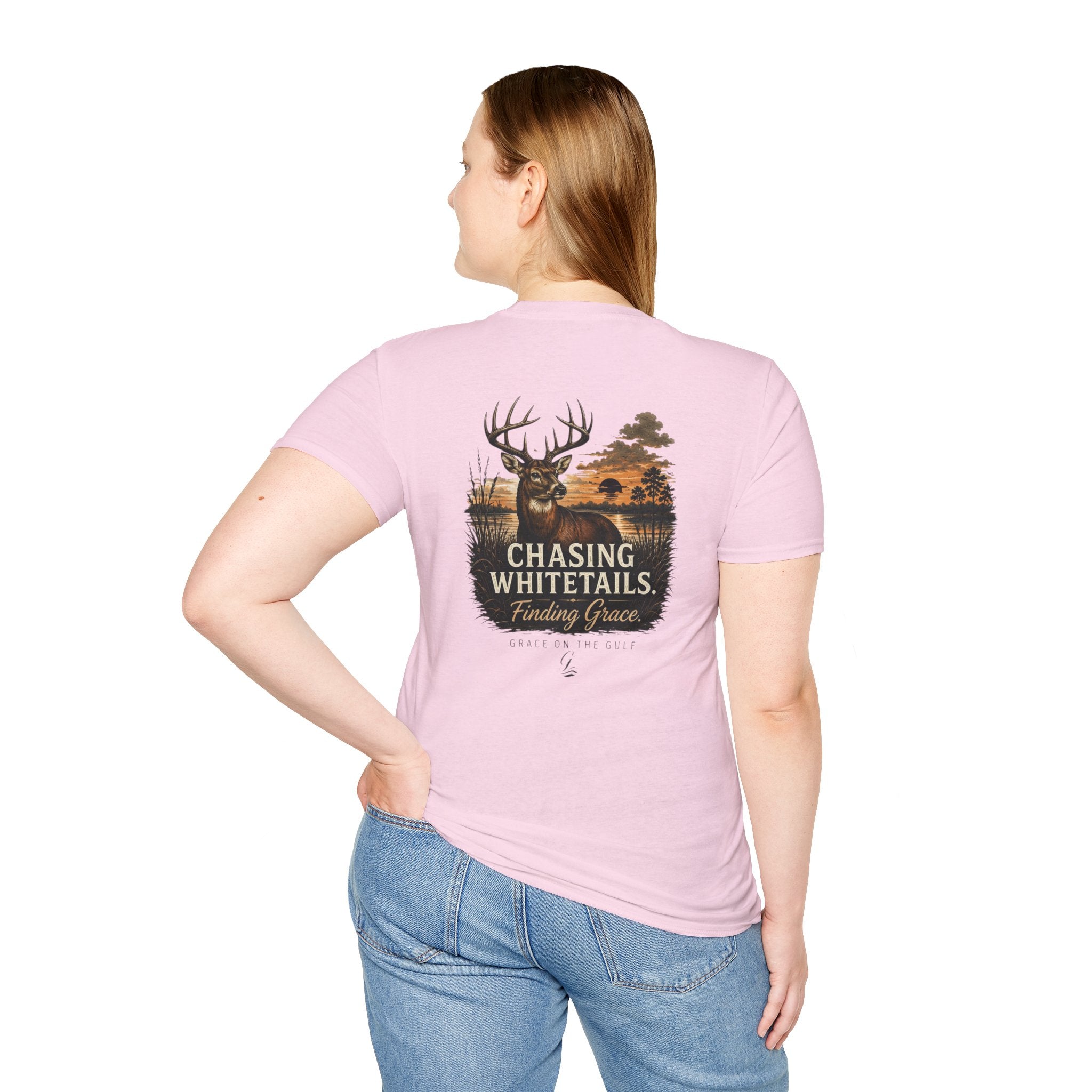 Chasing Whitetails GOTG Tee Chest Tee — Casual Women's & Men's Monogram T‑Shirt