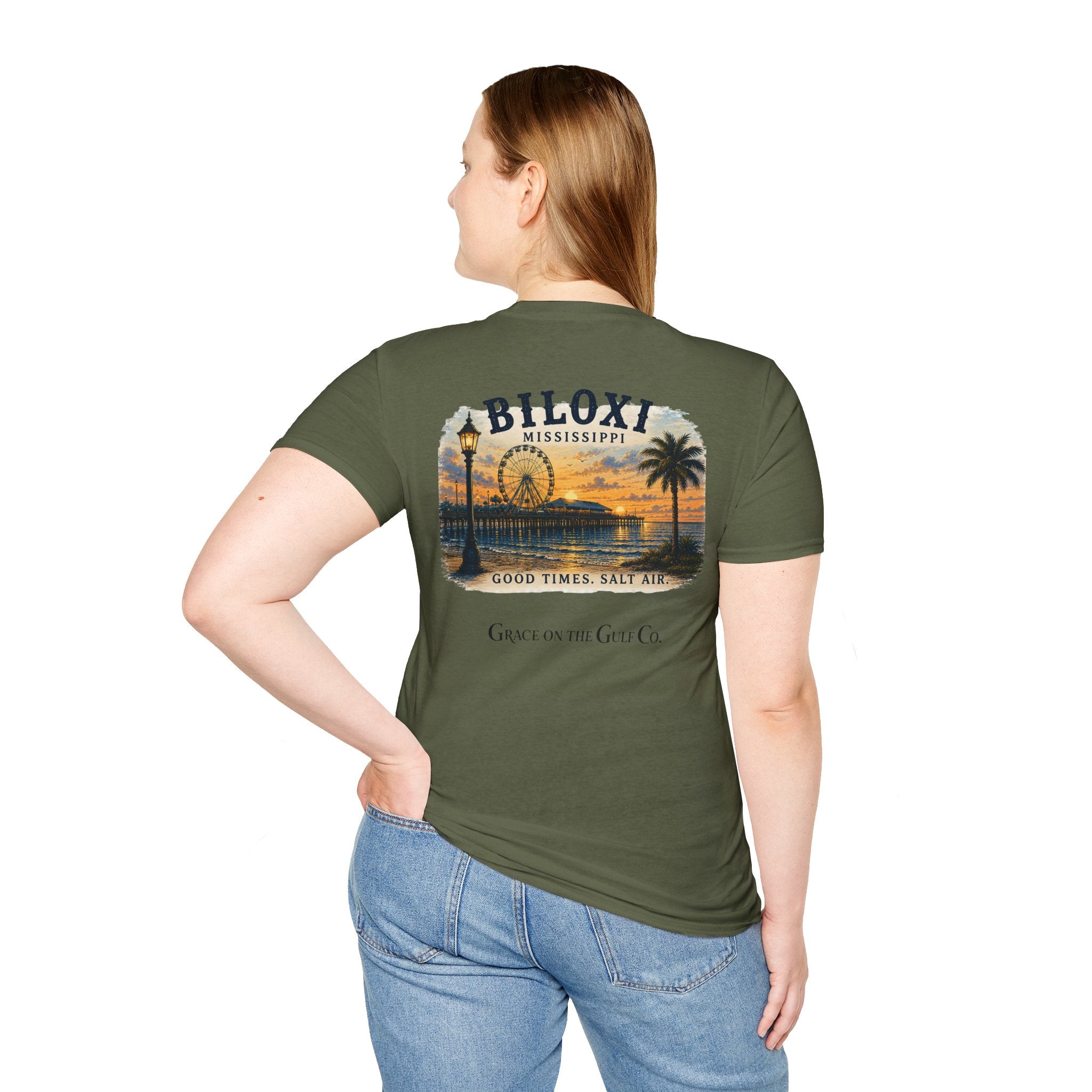 GOTG Biloxi Logo T-Shirt — Small Chest Monogram Tee