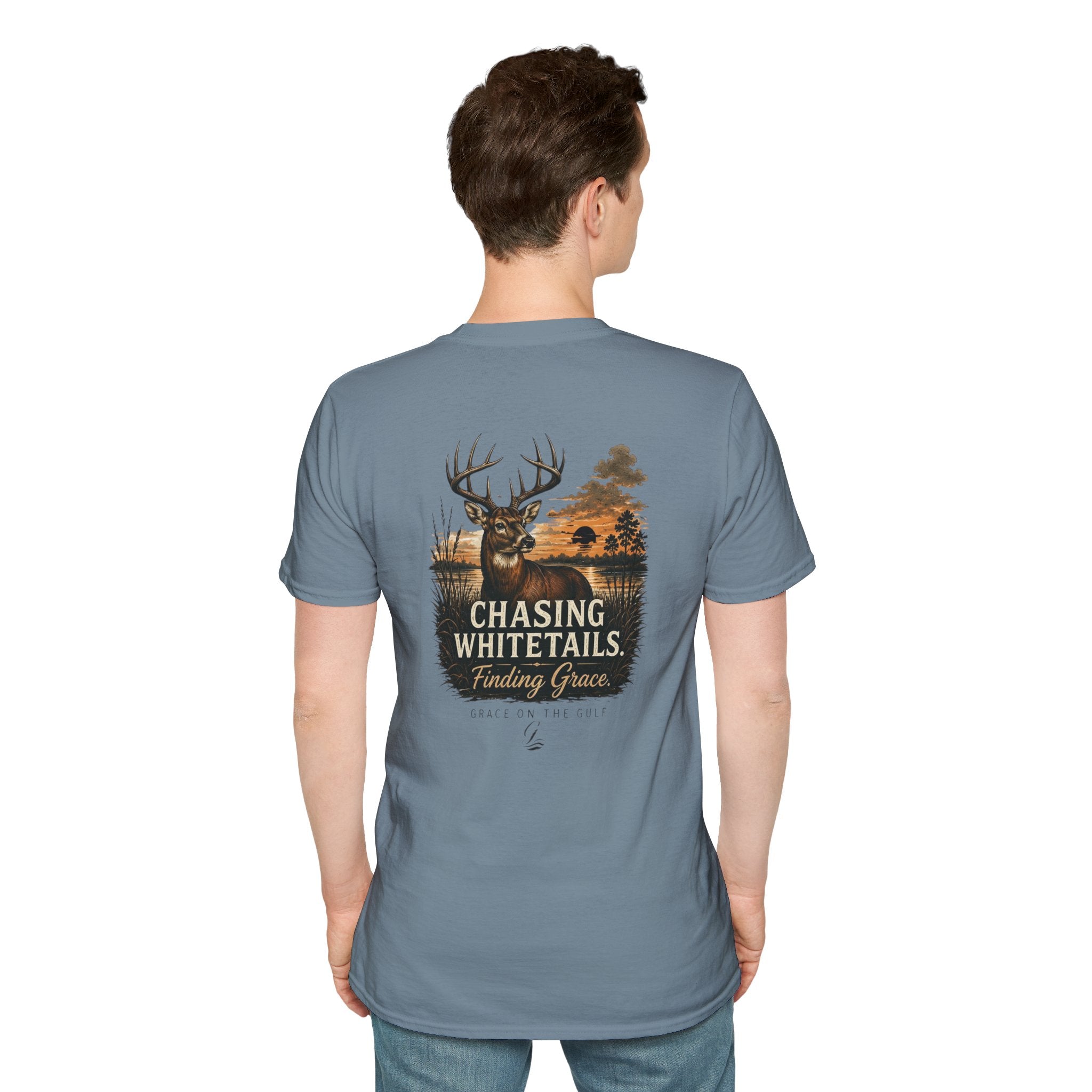 Chasing Whitetails GOTG Tee Chest Tee — Casual Women's & Men's Monogram T‑Shirt