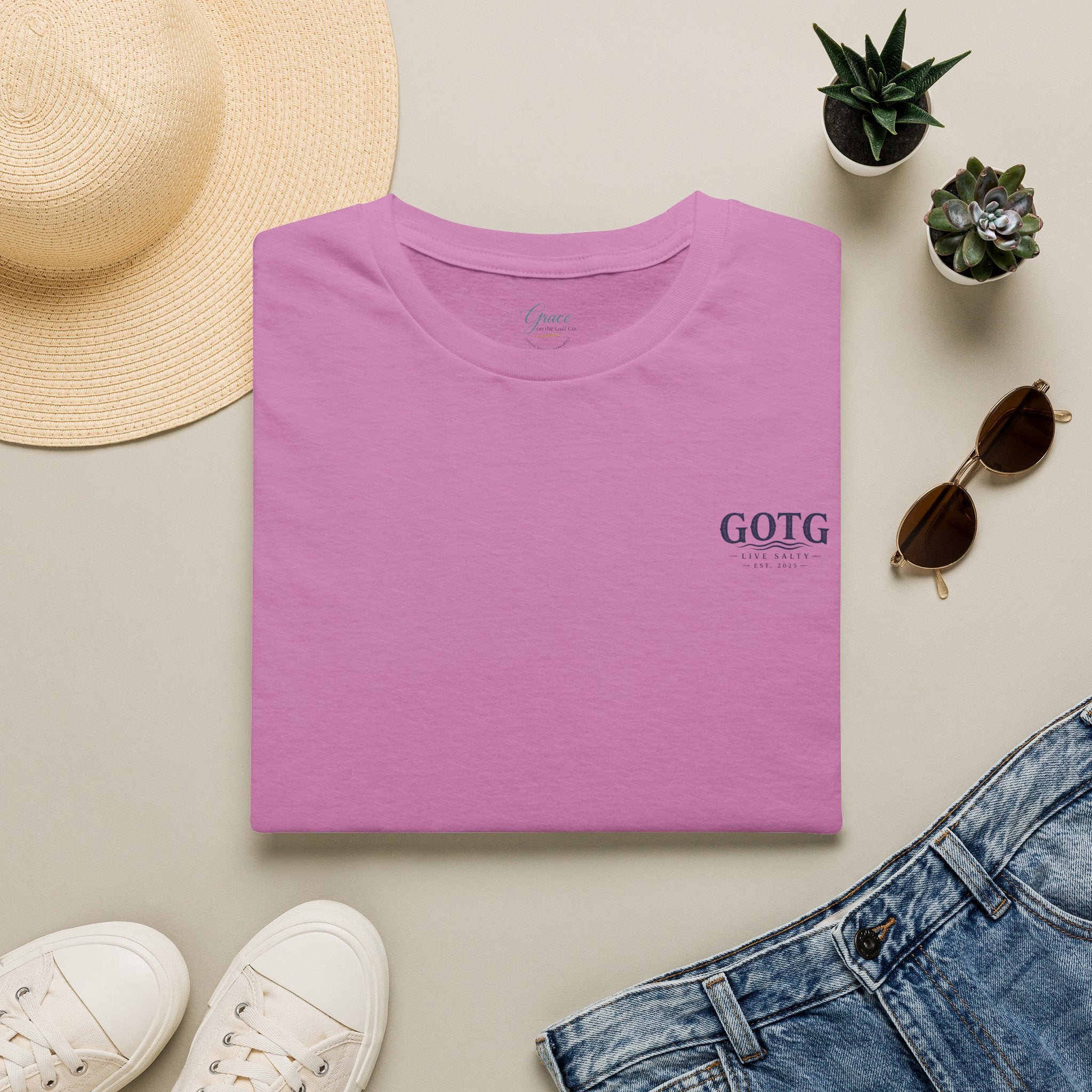 Minimal GOTG Chest Logo T‑Shirt — Casual Graphic Tee