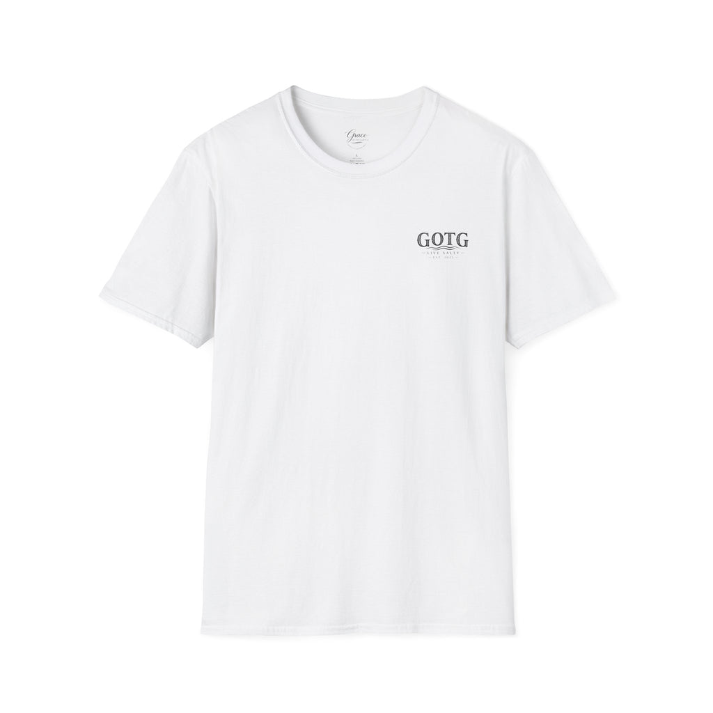 GOTG Rooted in Grace Unisex Tee T‑Shirt – Casual Graphic Tee with Small Chest Print