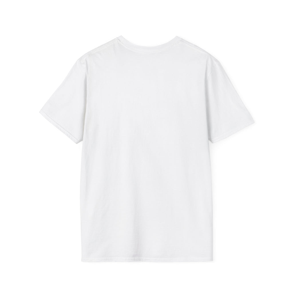 Faith White Cross Fade T-Shirt — Subtle Distressed Cross Graphic