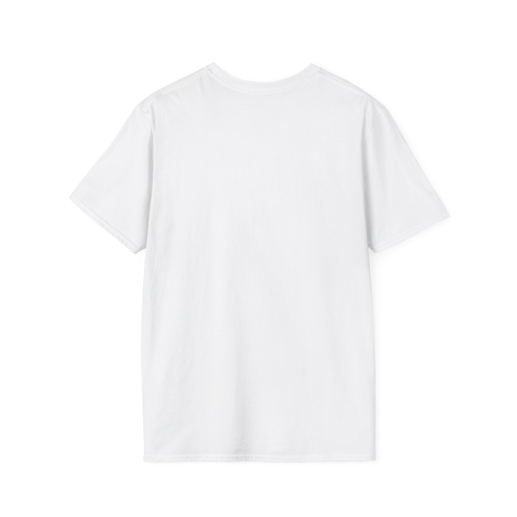 Faith White Cross Fade T-Shirt — Subtle Distressed Cross Graphic