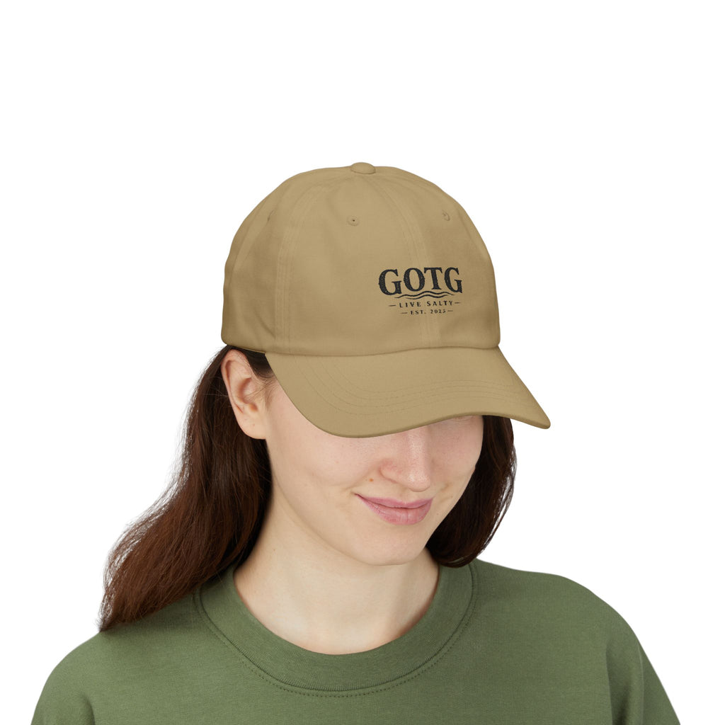 GOTG 'Live Salty' Classic Dad Cap — Embroidered Fishing & Coastal Hat
