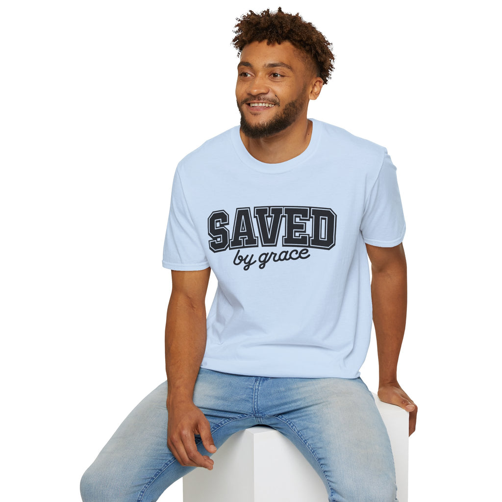 Saved By Grace T-Shirt — Christian Faith Graphic Tee