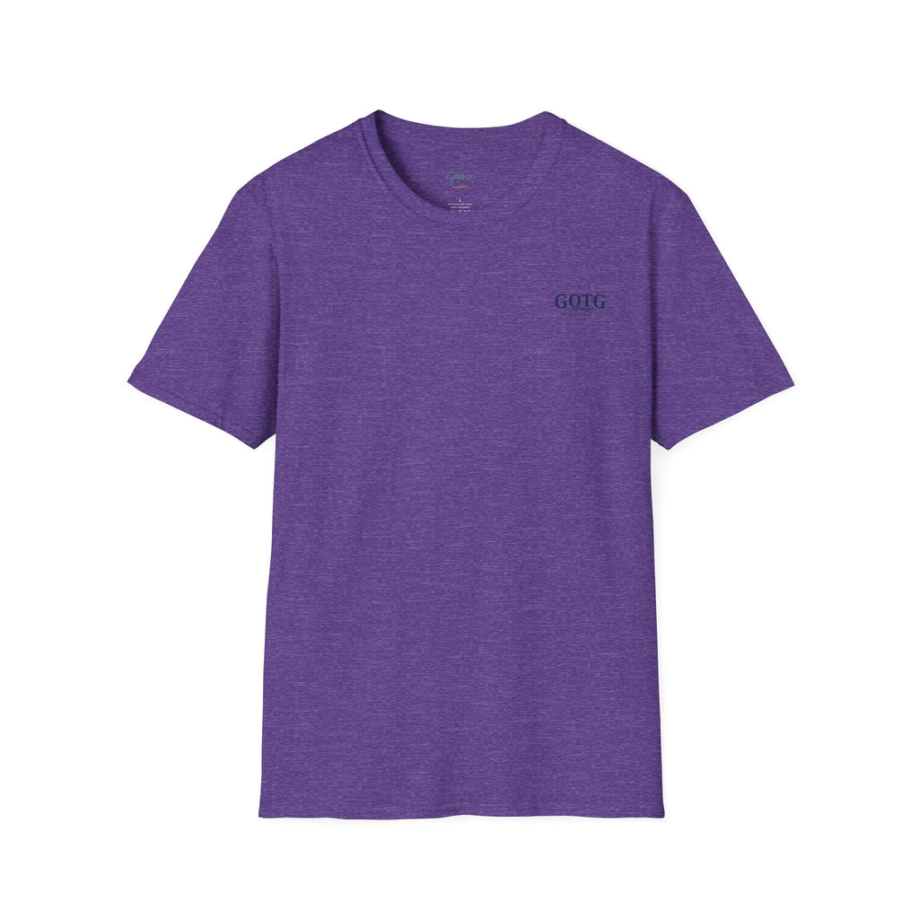 Sunset Crane Logo T‑Shirt — Casual Chest Print Graphic Tee