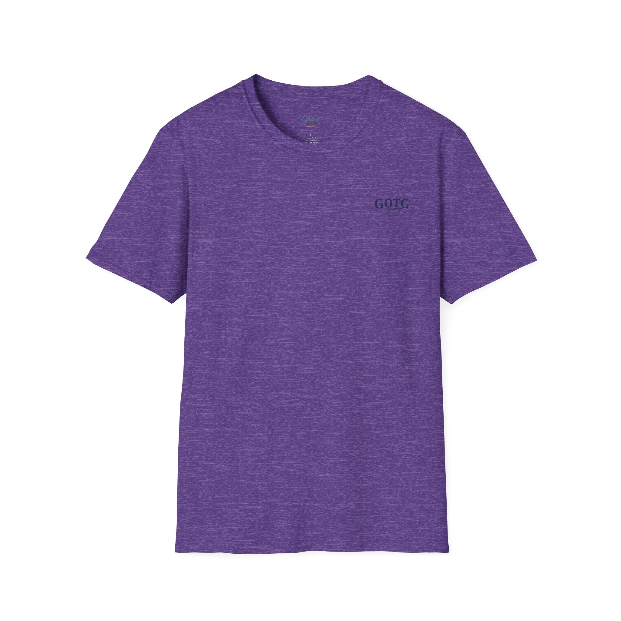 Sunset Crane Logo T‑Shirt — Casual Chest Print Graphic Tee