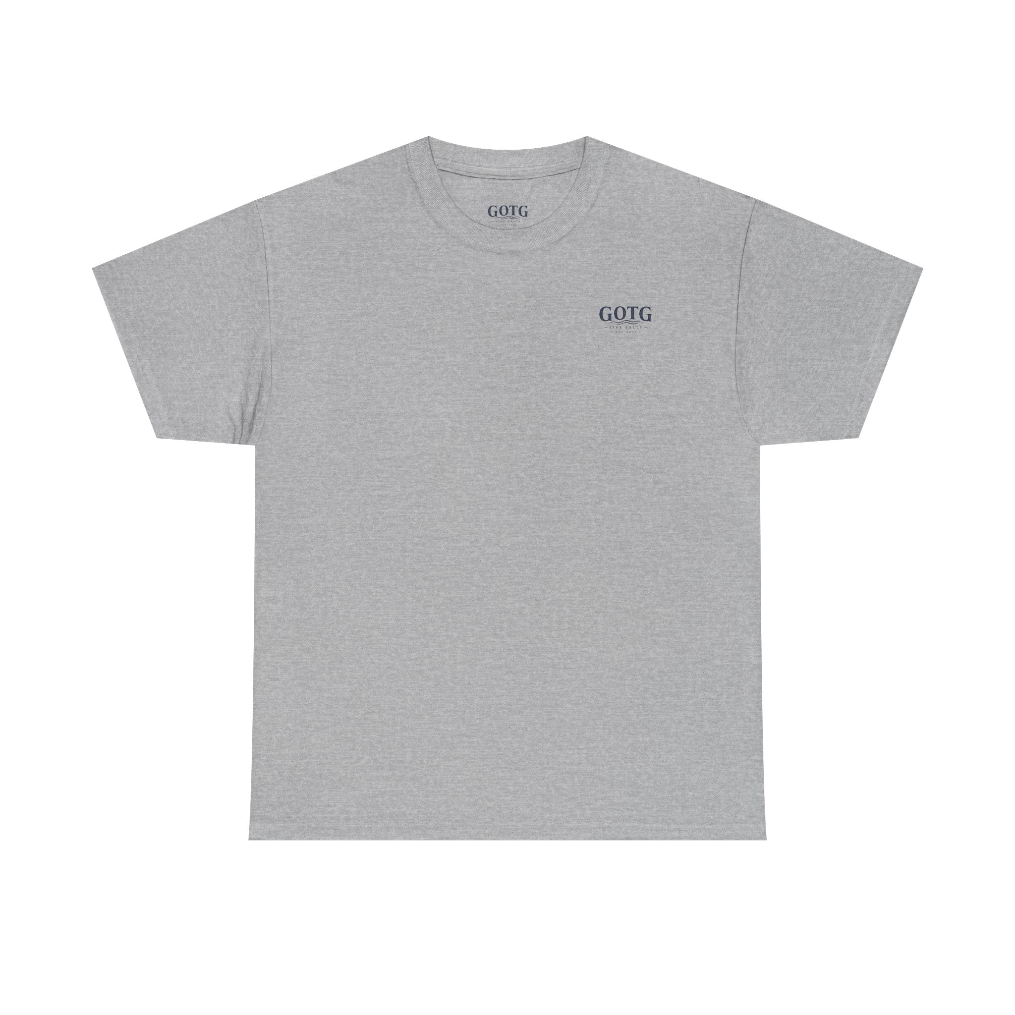 GOTG Saltwater & Salvation Tee — Grace on the Gulf Beach Christian T‑Shirt