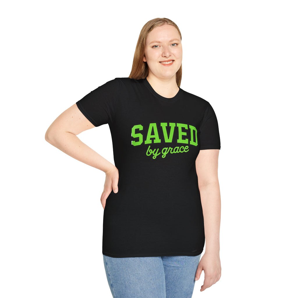 Saved by Grace T-Shirt — Christian Faith Graphic Tee