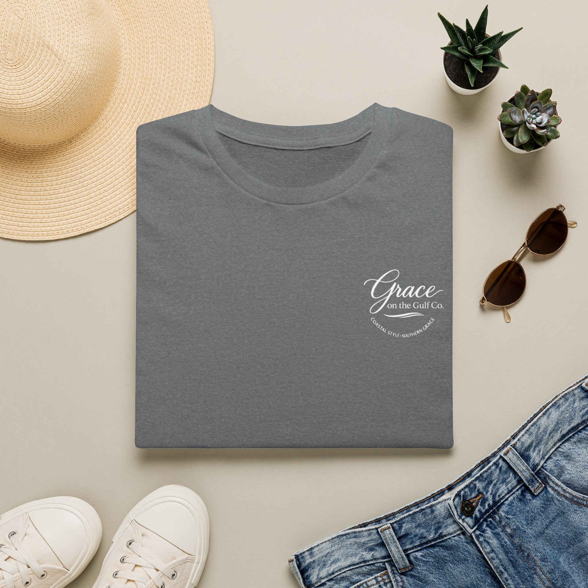 Grace on the Go Marlin Logo T-Shirt — Subtle Faith Graphic Tee