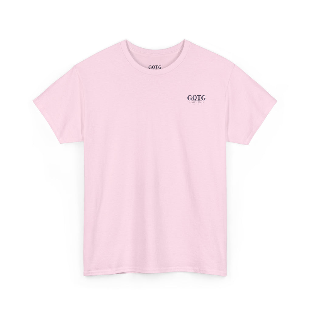 GOTG Saltwater & Salvation Tee — Grace on the Gulf Beach Christian T‑Shirt