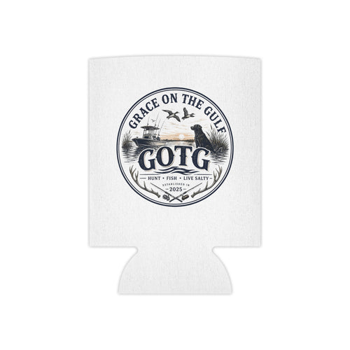 Can Cooler — "Grace on the Gulf" GOTG Fishing & Boating Beverage Koozie