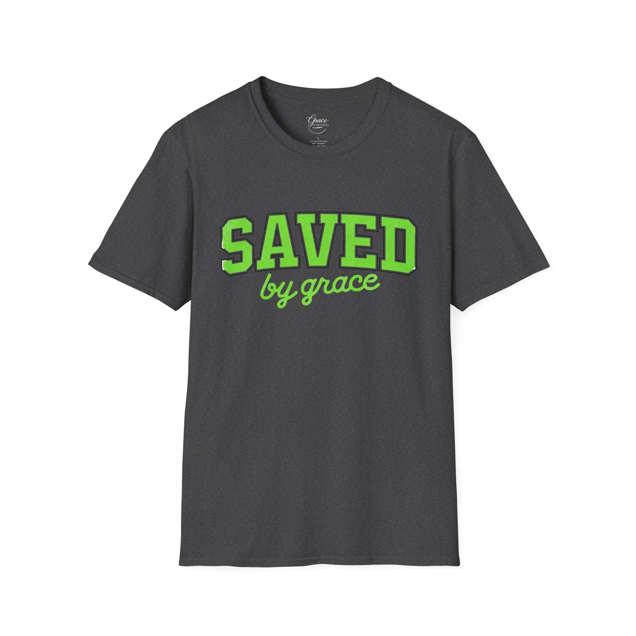 Saved by Grace T-Shirt — Christian Faith Graphic Tee