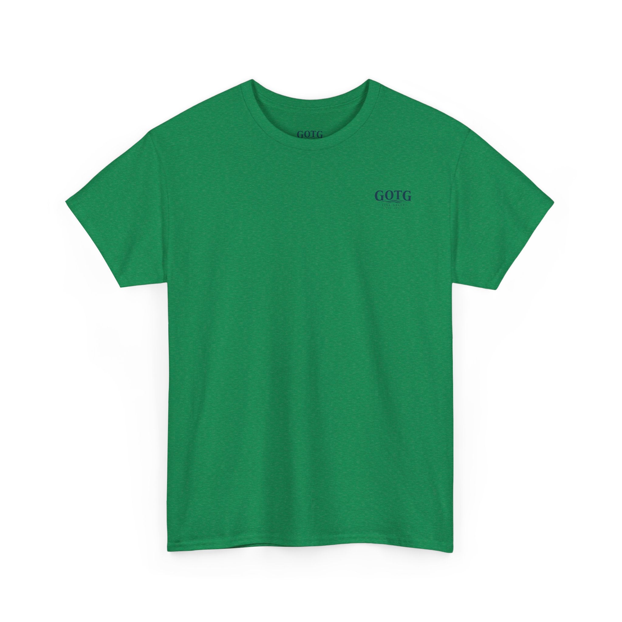 GOTG Saltwater & Salvation Tee — Grace on the Gulf Beach Christian T‑Shirt