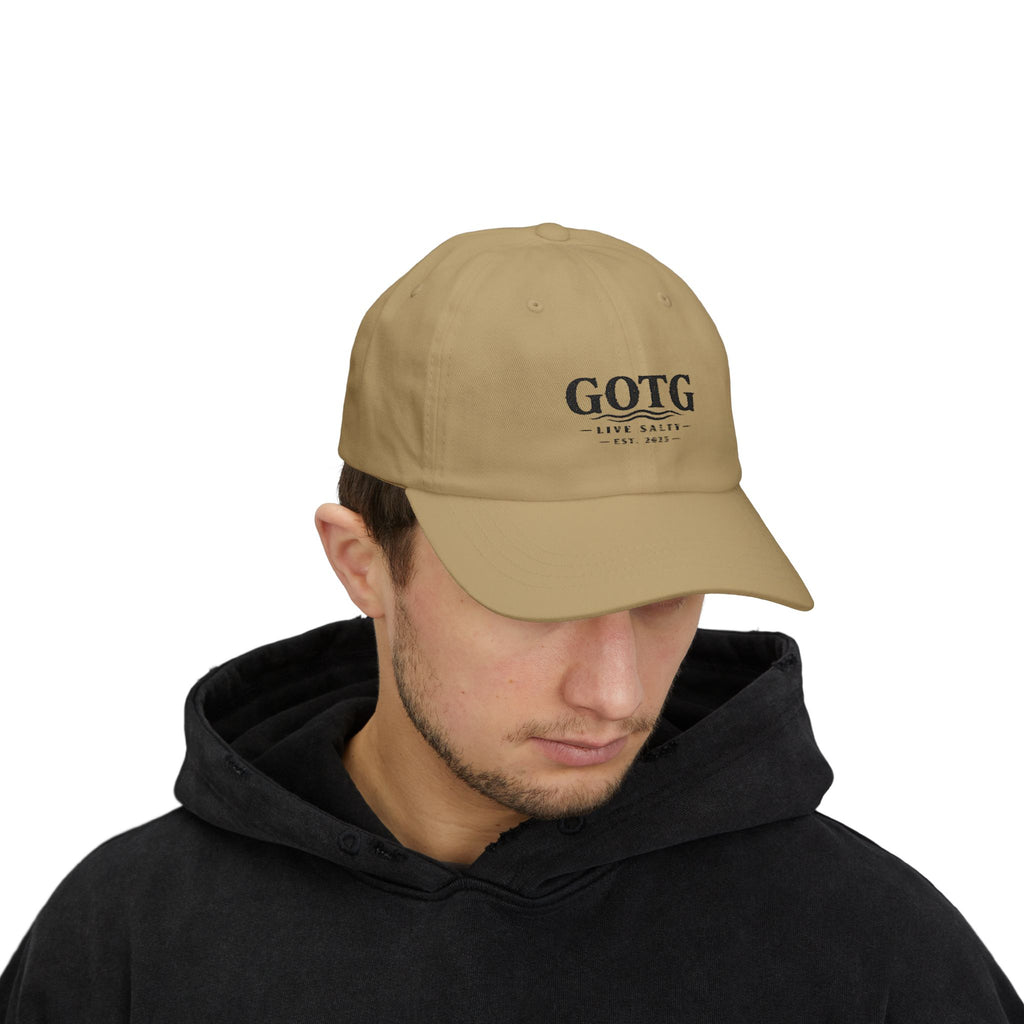 GOTG 'Live Salty' Classic Dad Cap — Embroidered Fishing & Coastal Hat
