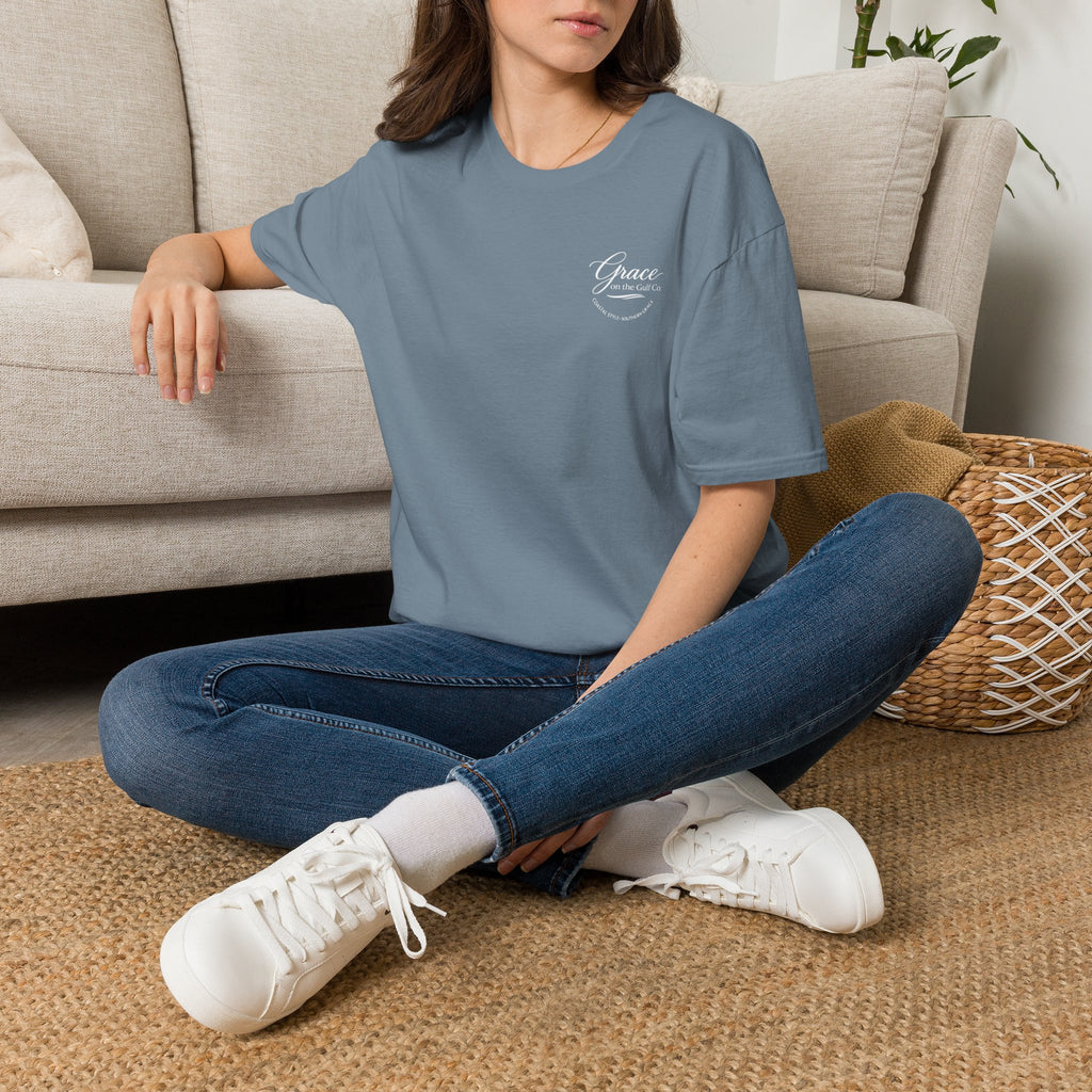 Grace on the Go Marlin Logo T-Shirt — Subtle Faith Graphic Tee