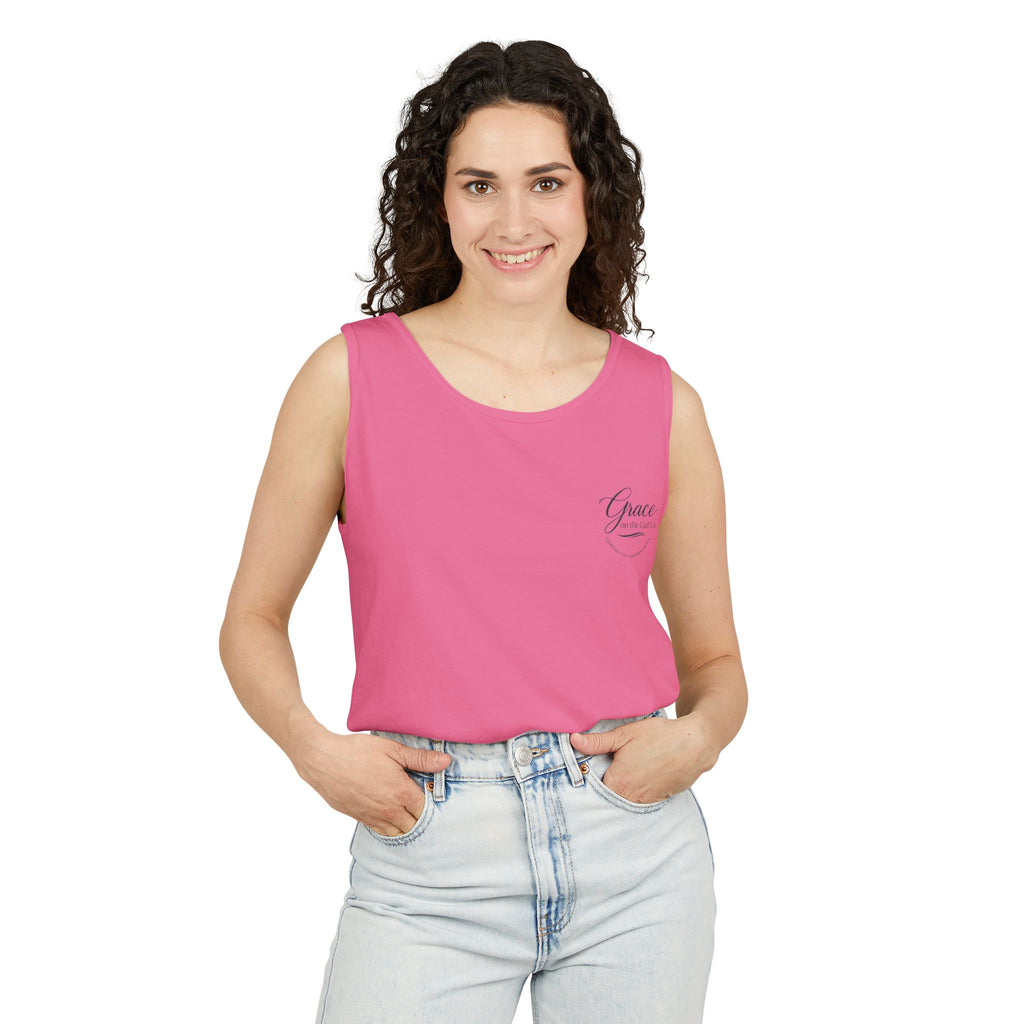 GOTG Chest Logo Tank Top — Guardians of the Galaxy Minimalist Fan Tank