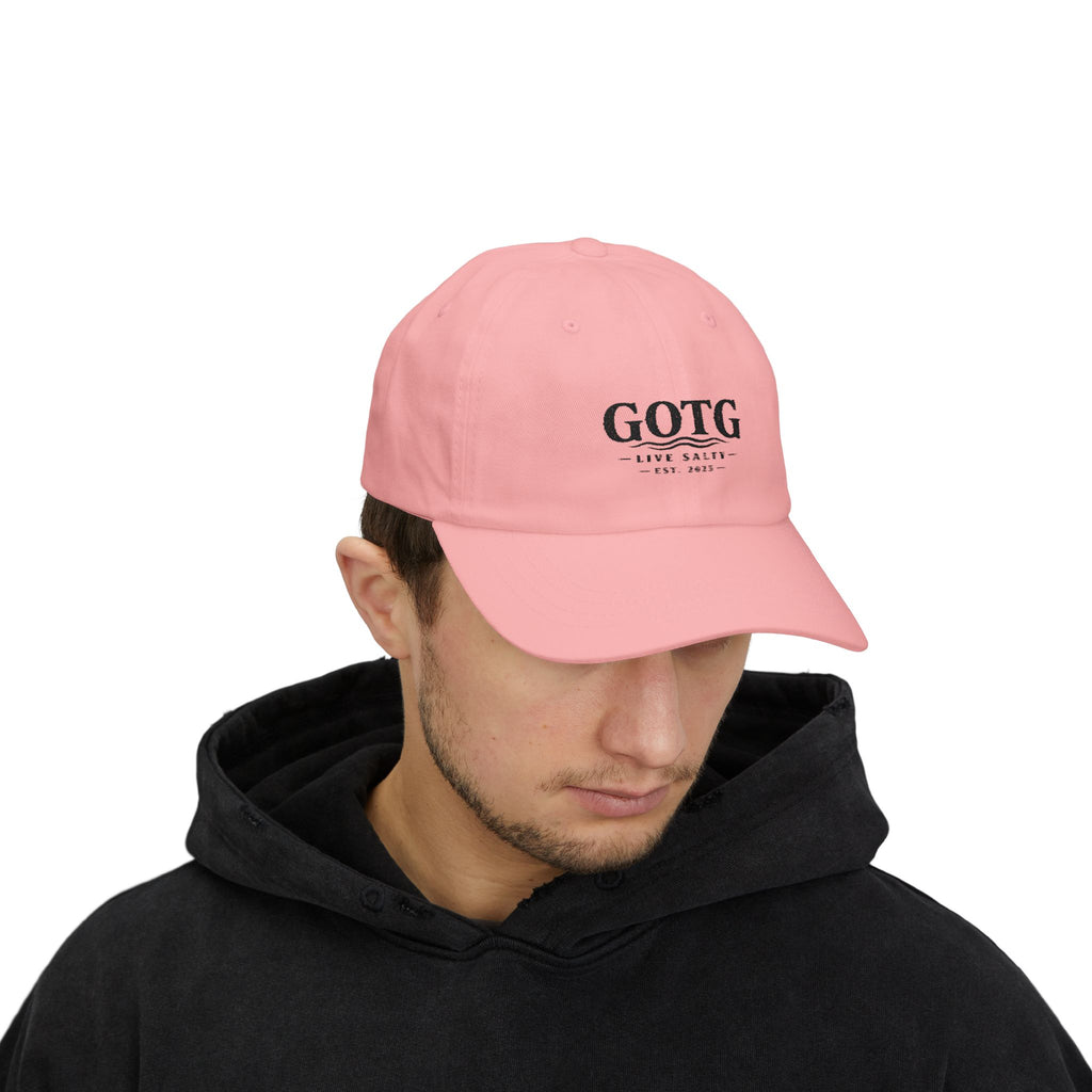 GOTG 'Live Salty' Classic Dad Cap — Embroidered Fishing & Coastal Hat