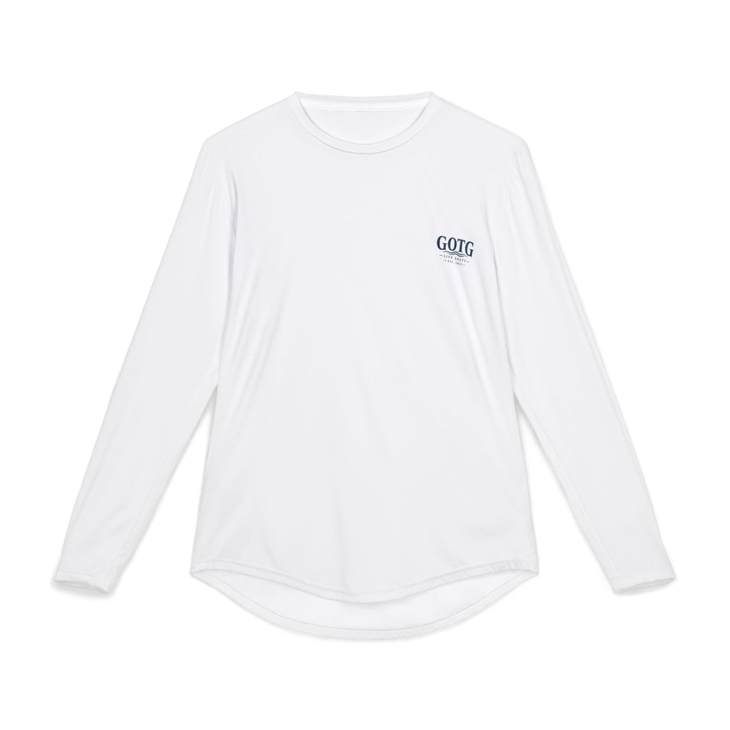 GOTG Fishing UV Long Sleeve Shirt – "Great Friends, Tight Lines and Good Times" Gulf Graphic
