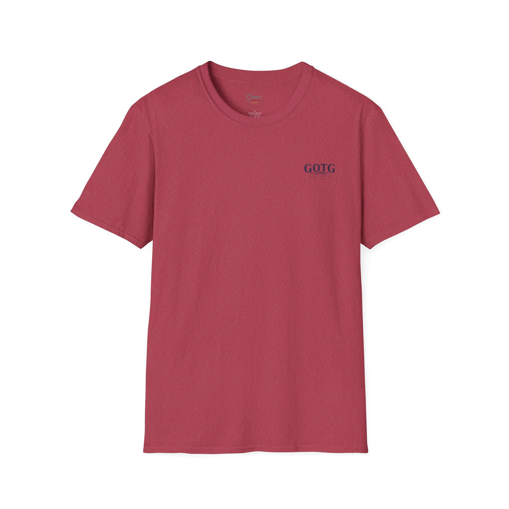 Minimal GOTG Chest Logo T‑Shirt — Casual Graphic Tee