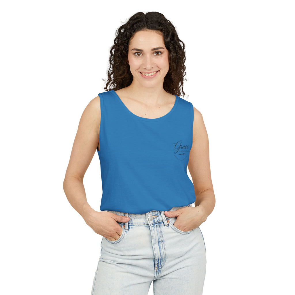 GOTG Chest Logo Tank Top — Guardians of the Galaxy Minimalist Fan Tank