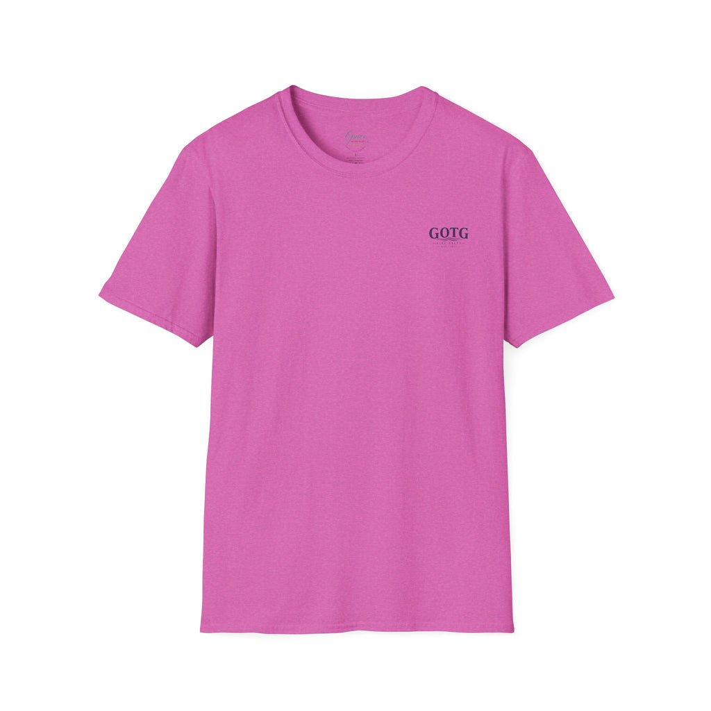 Sunset Crane Logo T‑Shirt — Casual Chest Print Graphic Tee
