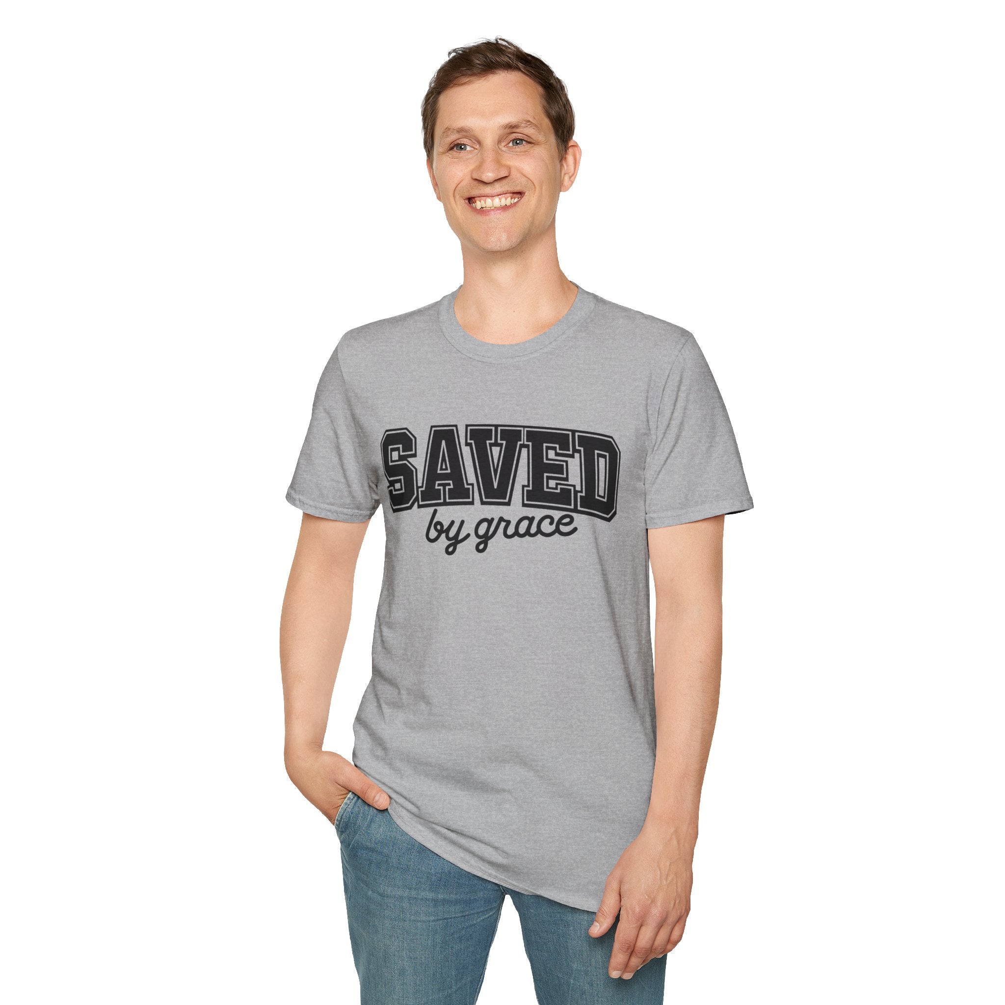 Saved By Grace T-Shirt — Christian Faith Graphic Tee