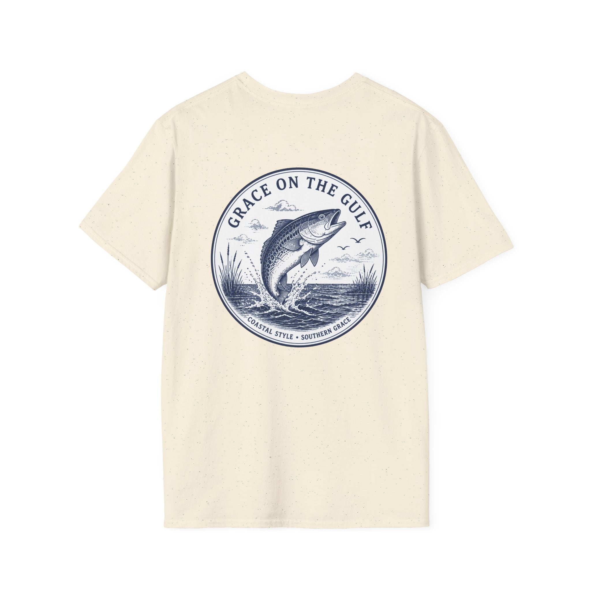 Fishing Logo Tee — Casual Graphic T-Shirt
