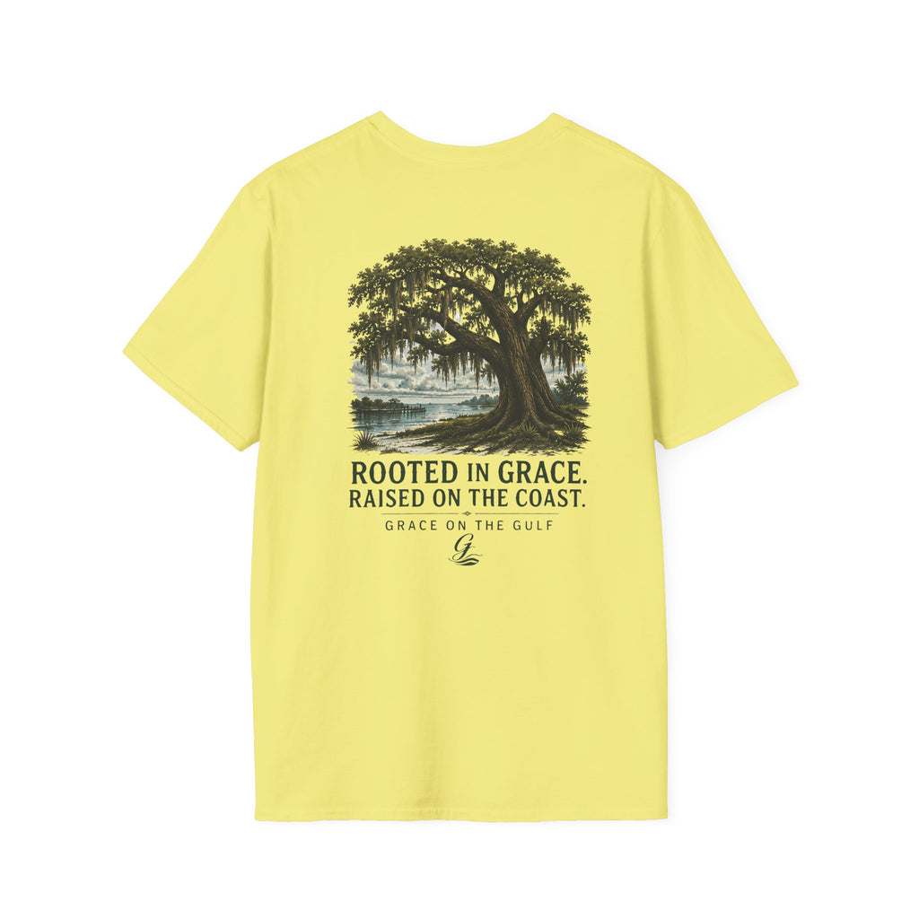 GOTG Rooted in Grace Unisex Tee T‑Shirt – Casual Graphic Tee with Small Chest Print