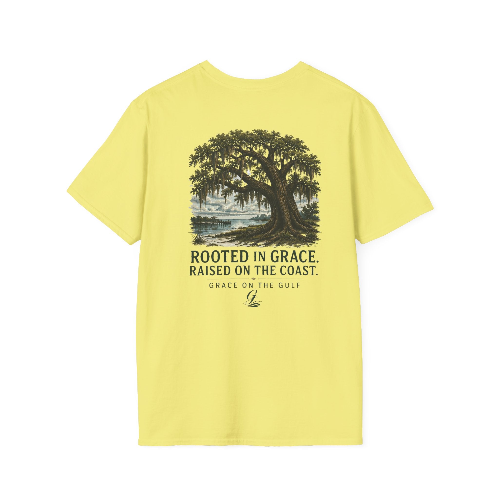 GOTG Rooted in Grace Unisex Tee T‑Shirt – Casual Graphic Tee with Small Chest Print