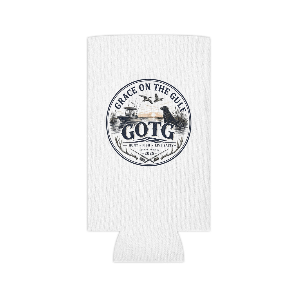 Can Cooler — "Grace on the Gulf" GOTG Fishing & Boating Beverage Koozie