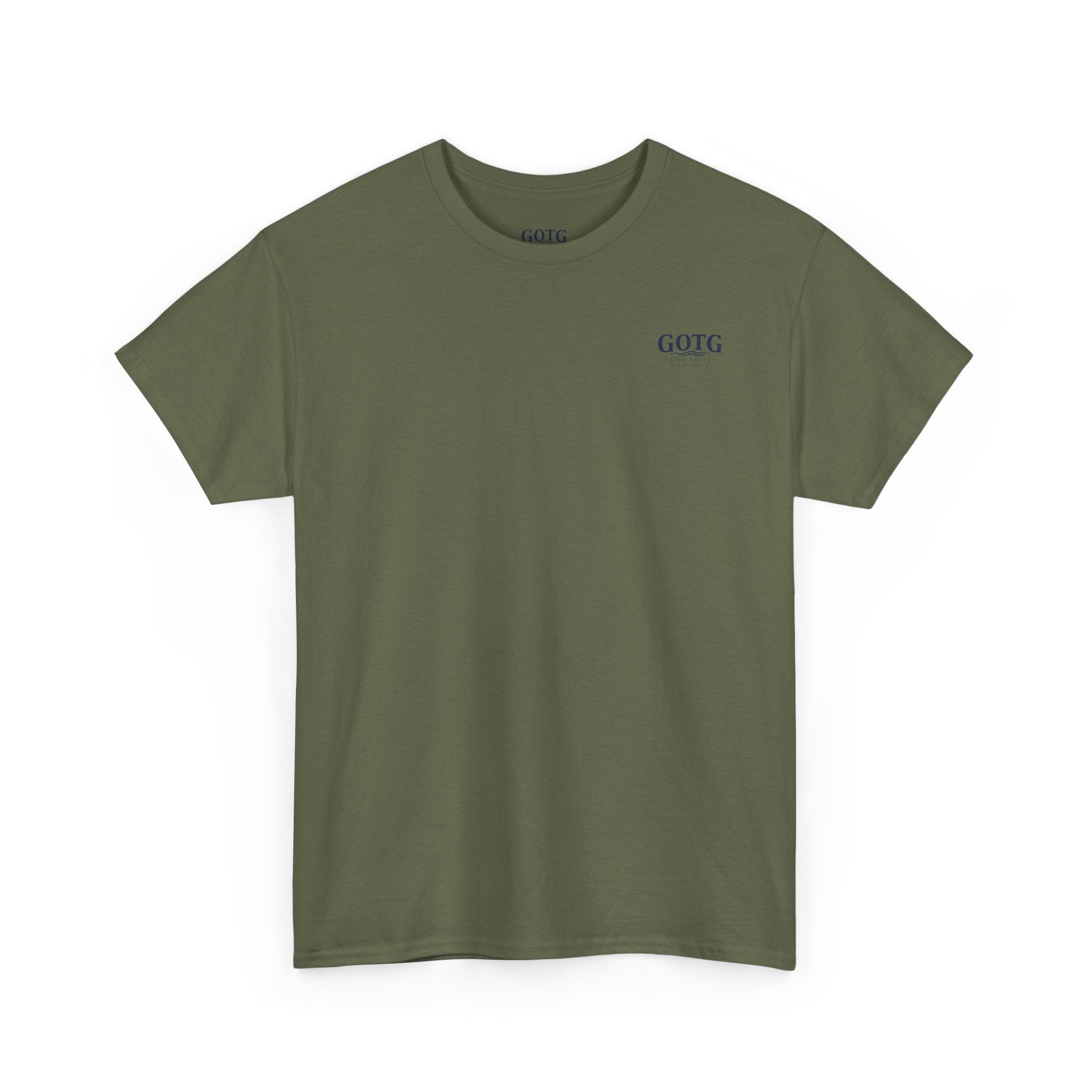 GOTG Saltwater & Salvation Tee — Grace on the Gulf Beach Christian T‑Shirt