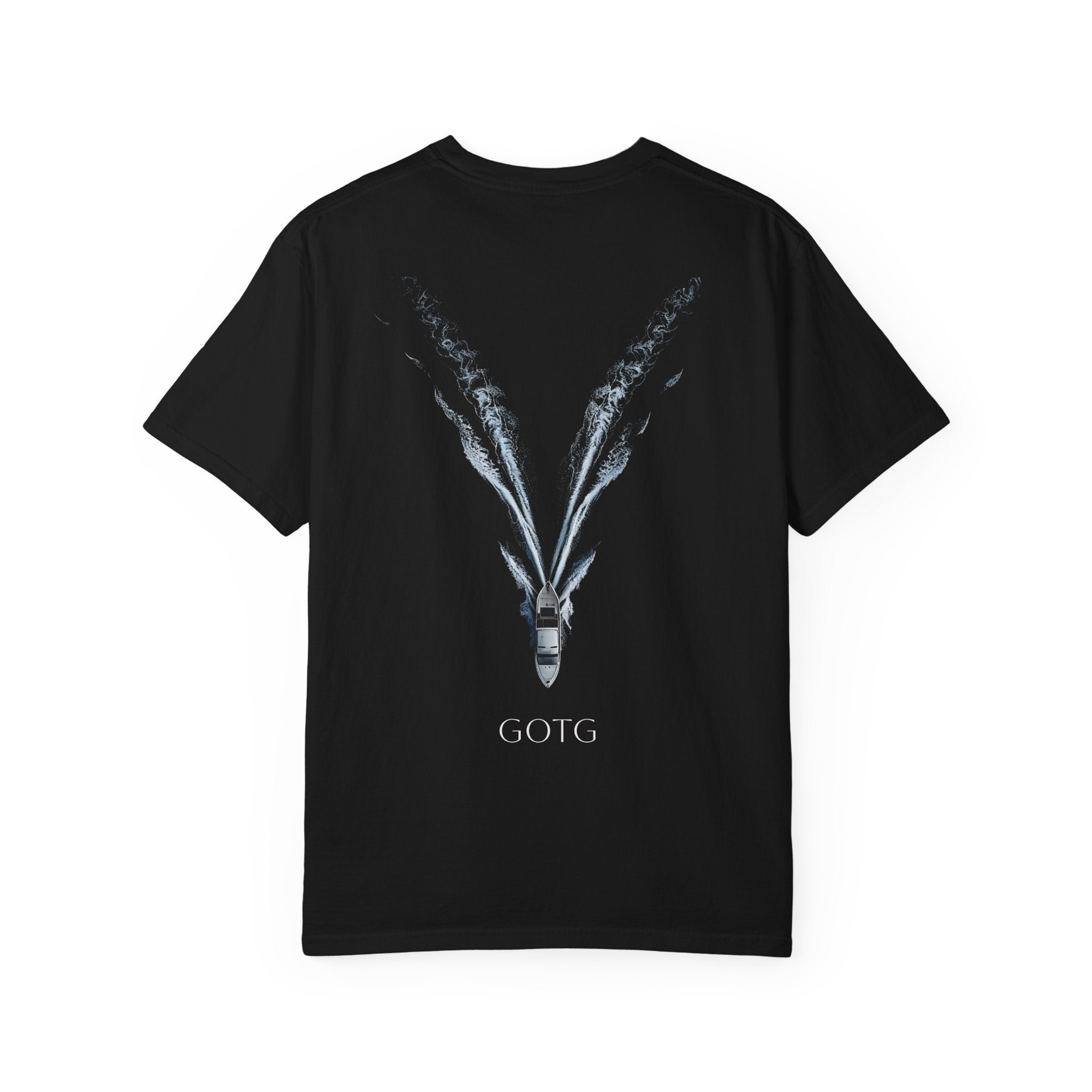 T-Shirt — "Grace" Coastal Boat Graphic (GOTG)