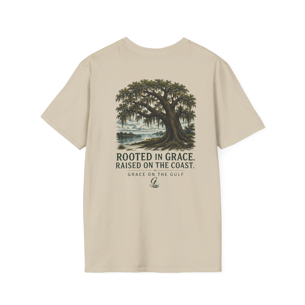 GOTG Rooted in Grace Unisex Tee T‑Shirt – Casual Graphic Tee with Small Chest Print