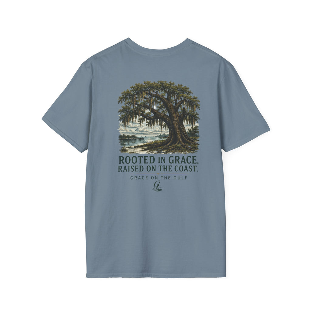 GOTG Rooted in Grace Unisex Tee T‑Shirt – Casual Graphic Tee with Small Chest Print