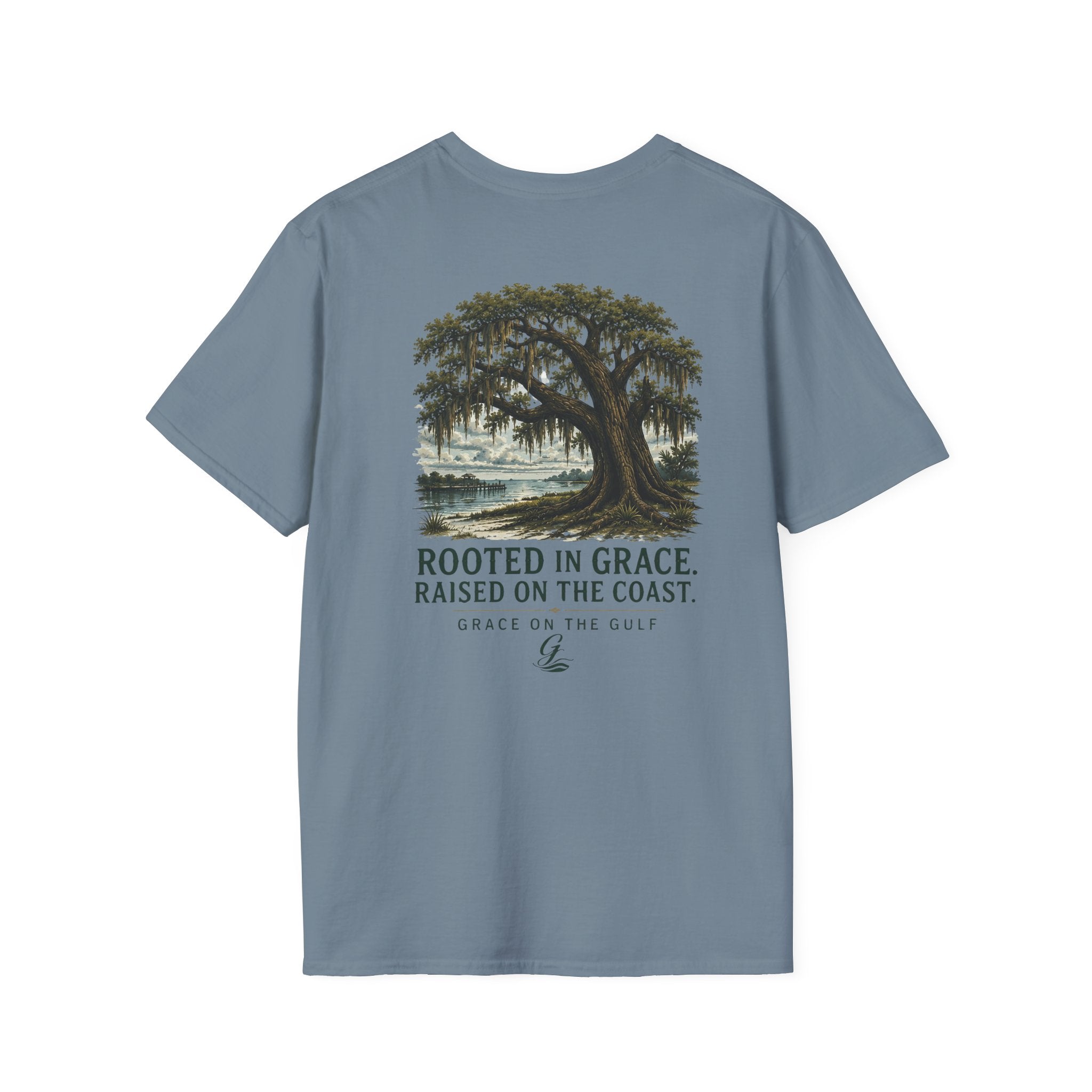 GOTG Rooted in Grace Unisex Tee T‑Shirt – Casual Graphic Tee with Small Chest Print
