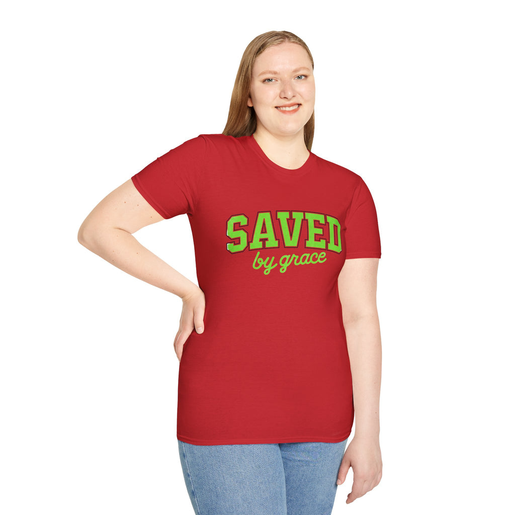 Saved by Grace T-Shirt — Christian Faith Graphic Tee