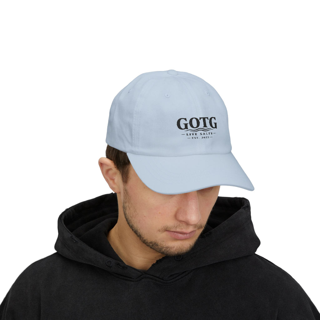 GOTG 'Live Salty' Classic Dad Cap — Embroidered Fishing & Coastal Hat