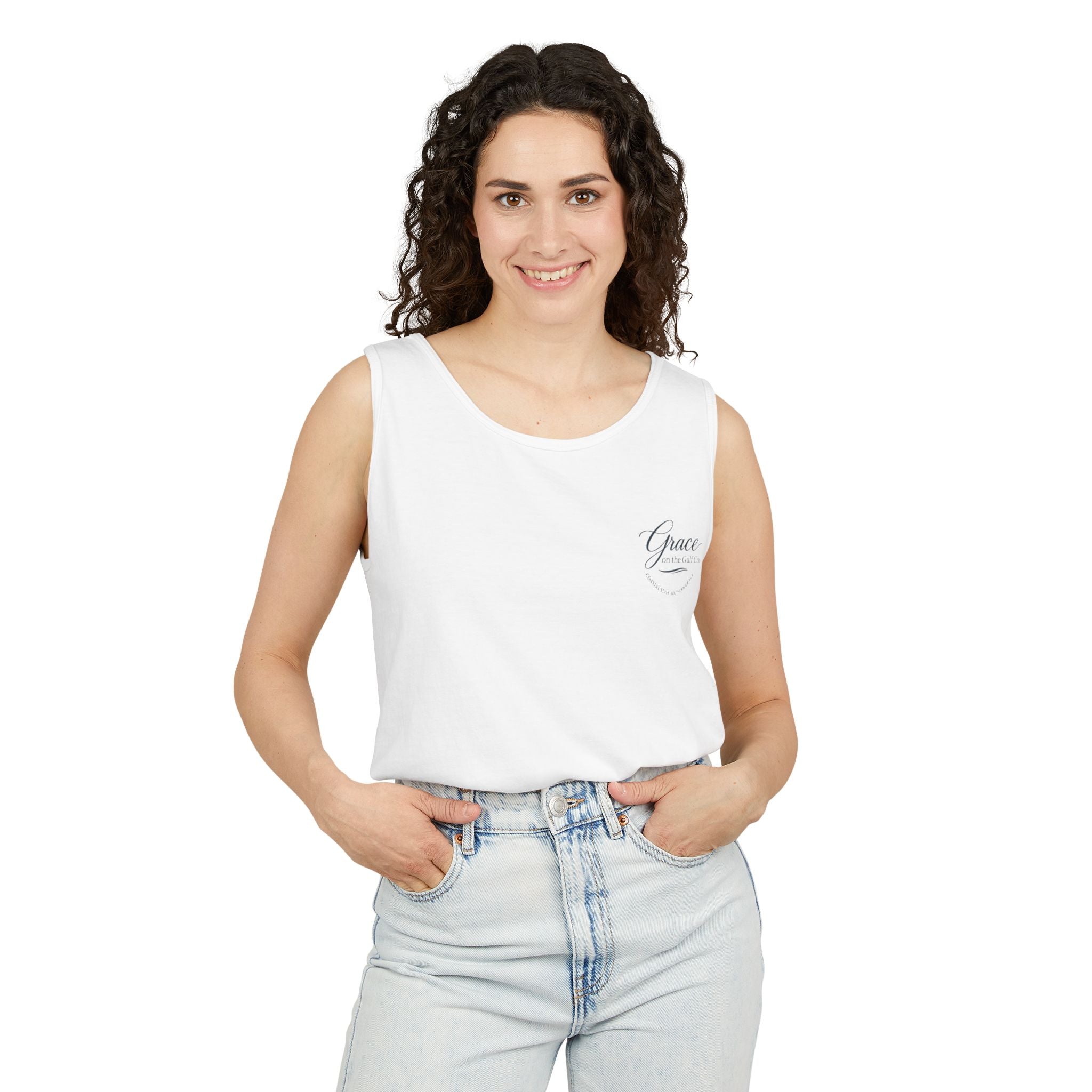 GOTG Chest Logo Tank Top — Guardians of the Galaxy Minimalist Fan Tank