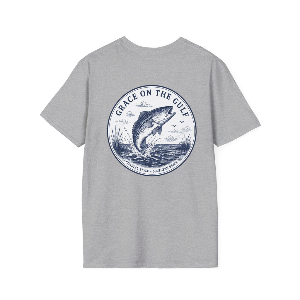 Fishing Logo Tee — Casual Graphic T-Shirt