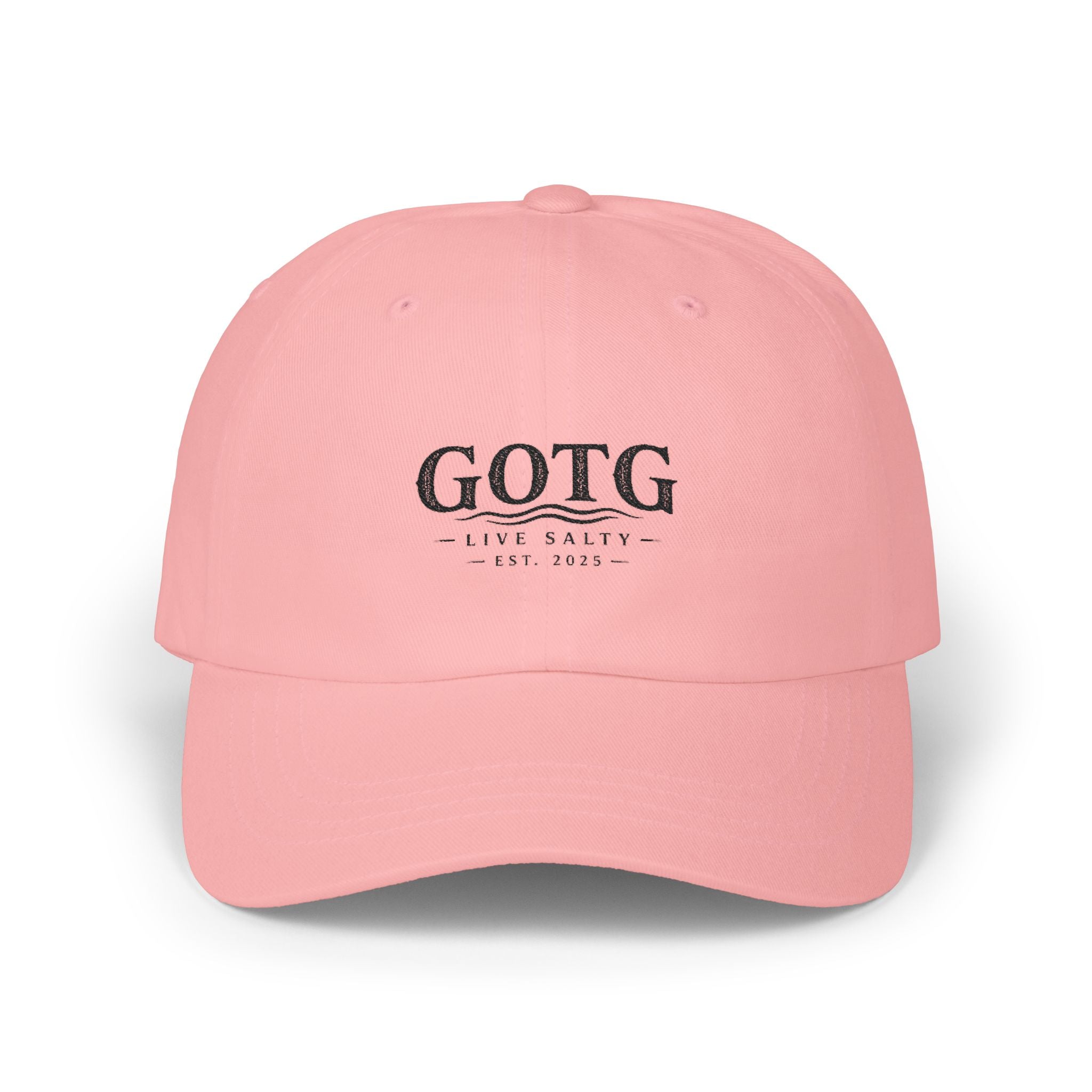 GOTG 'Live Salty' Classic Dad Cap — Embroidered Fishing & Coastal Hat