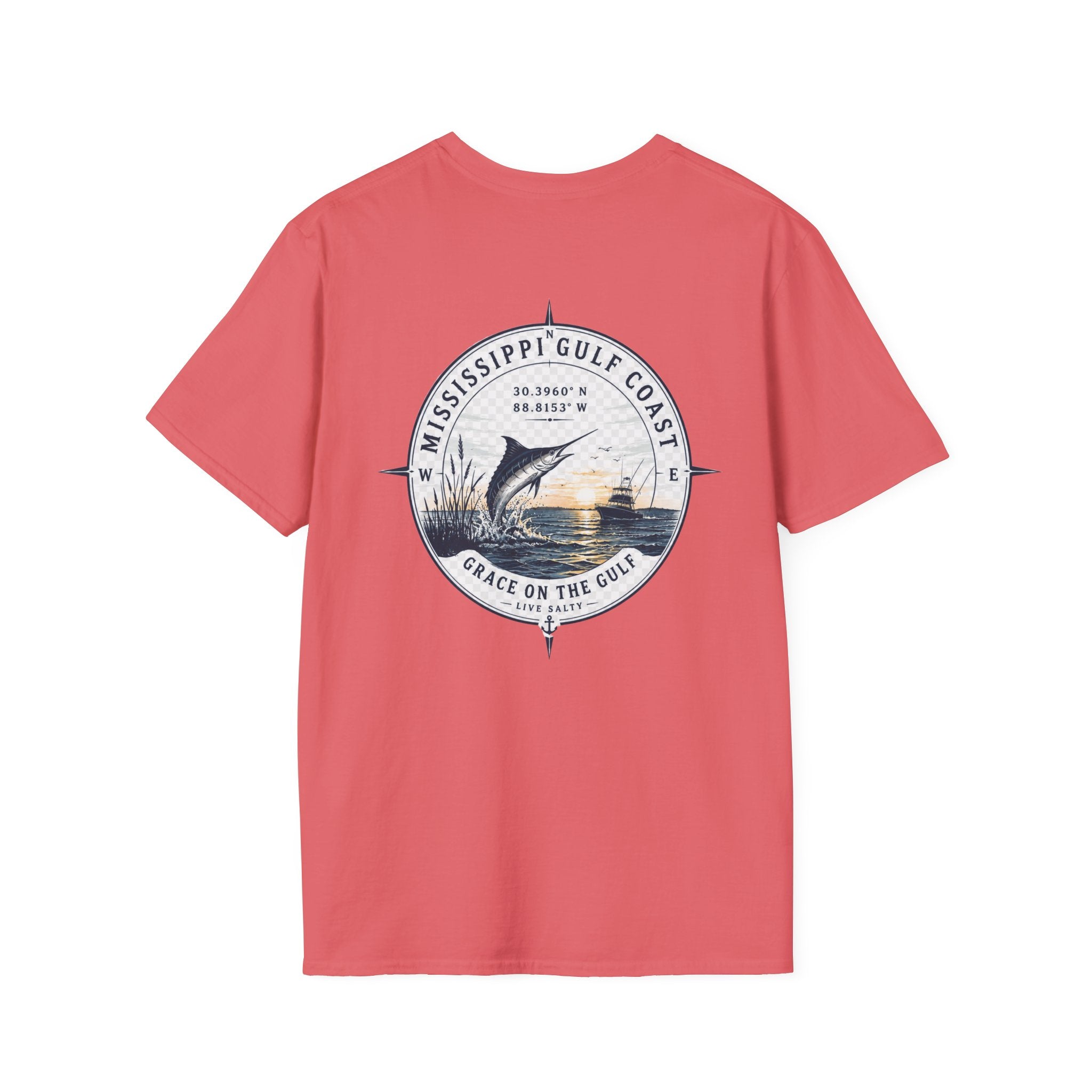 Grace on the Go Marlin Logo T-Shirt — Subtle Faith Graphic Tee