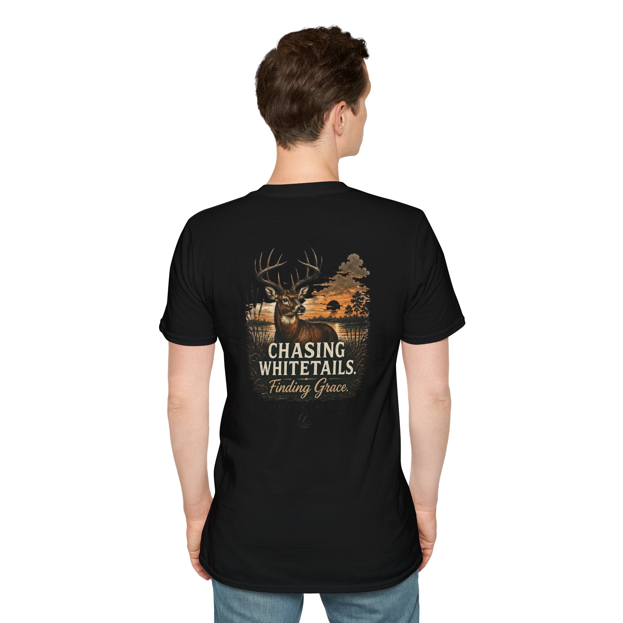 Chasing Whitetails GOTG Tee Chest Tee — Casual Women's & Men's Monogram T‑Shirt