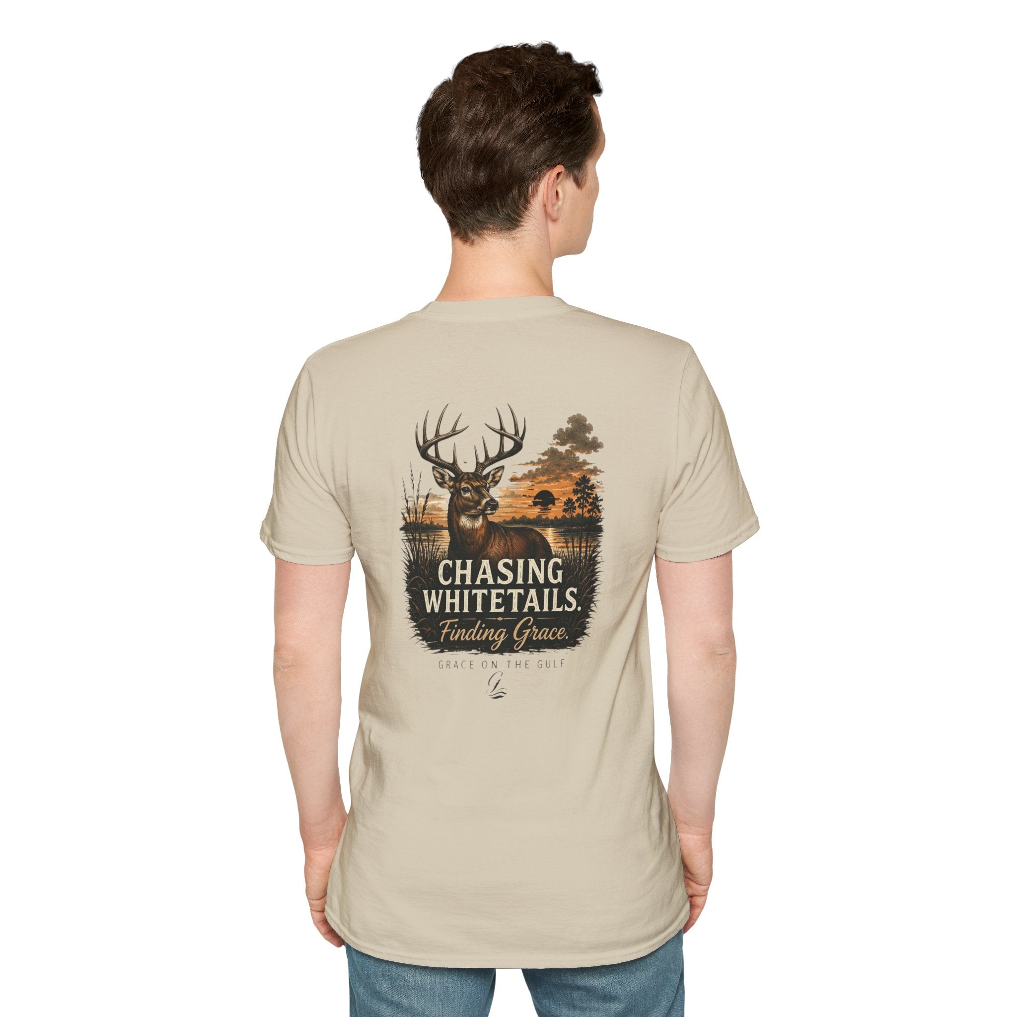 Chasing Whitetails GOTG Tee Chest Tee — Casual Women's & Men's Monogram T‑Shirt