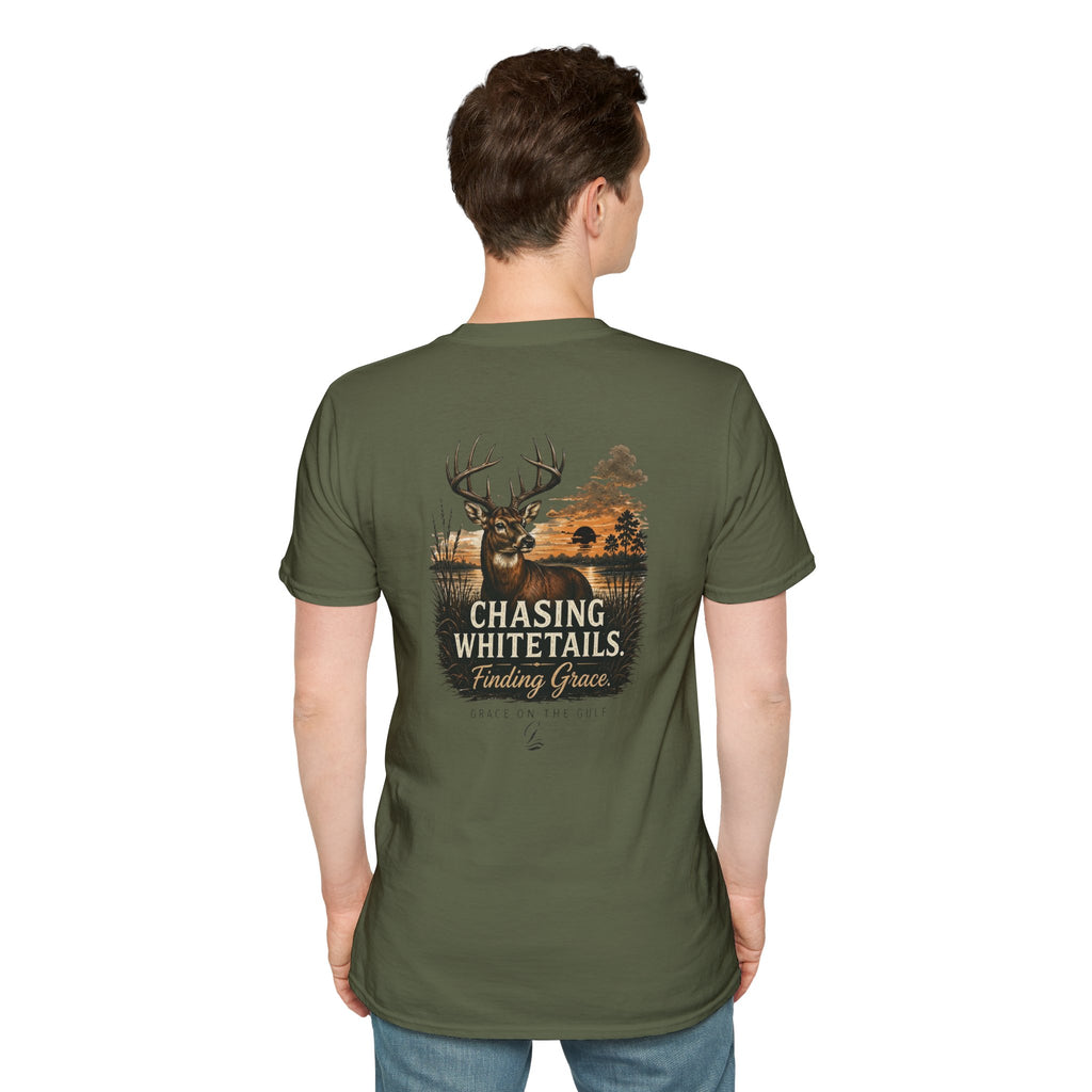 Chasing Whitetails GOTG Tee Chest Tee — Casual Women's & Men's Monogram T‑Shirt