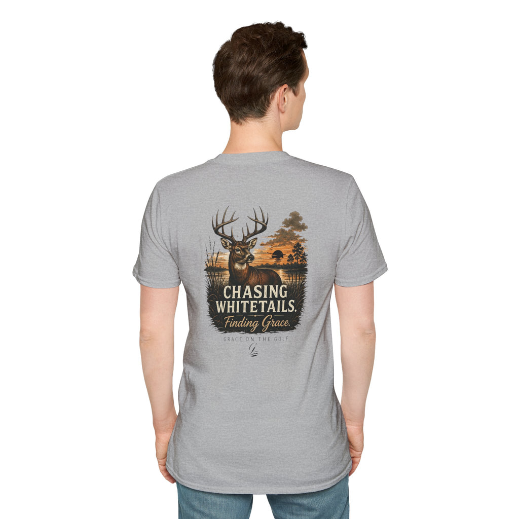Chasing Whitetails GOTG Tee Chest Tee — Casual Women's & Men's Monogram T‑Shirt