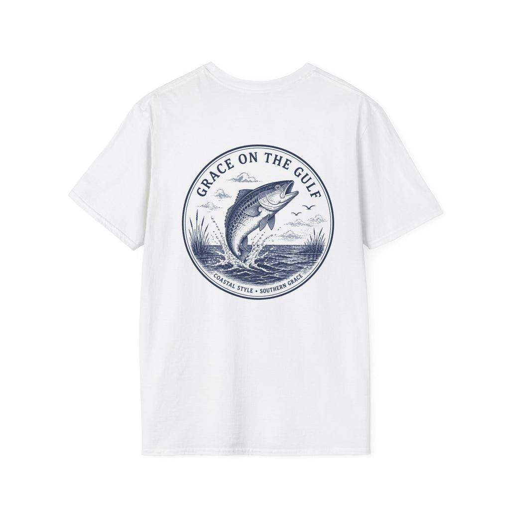 Fishing Logo Tee — Casual Graphic T-Shirt